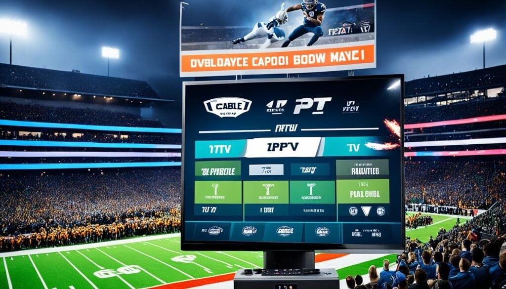 iptv vs traditional cable for football